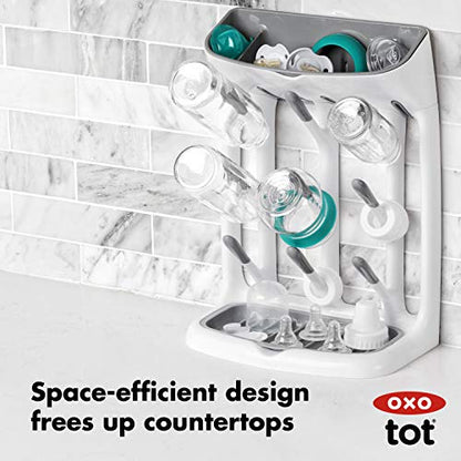 New OXO Tot Space Saving Drying Rack (Gray) - Kidsy
