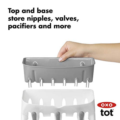 New OXO Tot Space Saving Drying Rack (Gray) - Kidsy