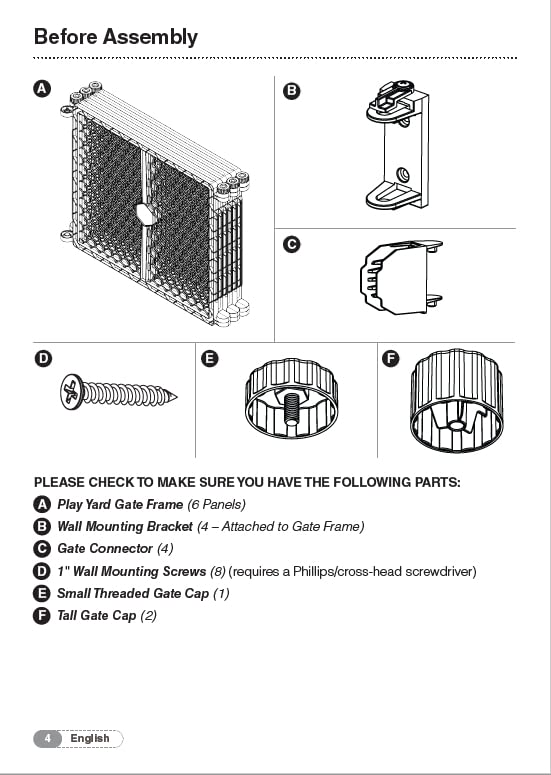 New Regalo 2 - in - 1 Play Yard and Baby Gate (Grey) - Kidsy