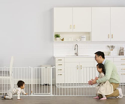 New Regalo 2 in 1 Super Wide Safety Gate & Play Yard, 192" Wide, 28" Tall - Kidsy