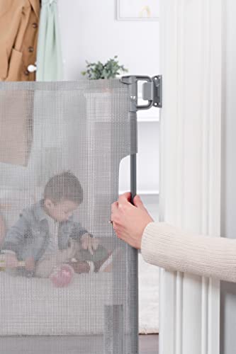 New Regalo Extra Wide Retractable Baby Gate up to 50" Wide - Kidsy
