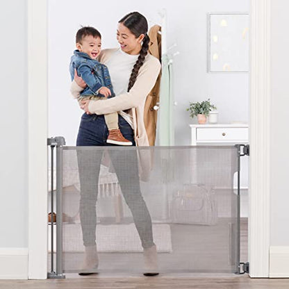 New Regalo Extra Wide Retractable Baby Gate up to 50" Wide - Kidsy