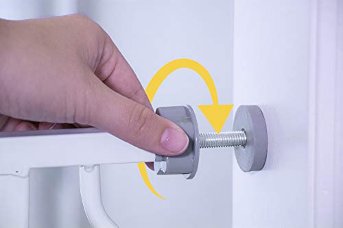 Regalo Baby Gate – 37" Extra Tall Walk Thru (White) - Kidsy