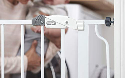 Regalo Easy Step 49 - Inch Extra Wide Baby Gate (White) - Kidsy