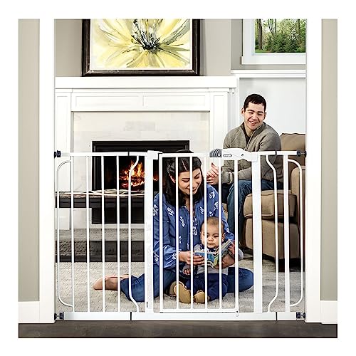 Regalo Easy Step 49 - Inch Extra Wide Baby Gate (White) - Kidsy