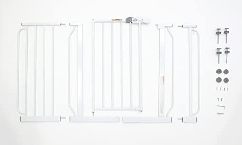 Regalo Easy Step 49 - Inch Extra Wide Baby Gate (White) - Kidsy