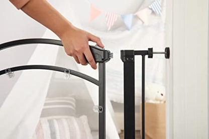 Regalo In Sight Walk - Through Safety Gate (Black) - Kidsy