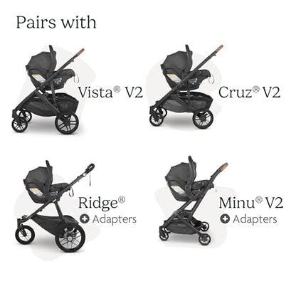 UPPAbaby Mesa V2 Infant Car Seat (Jake Charcoal) - Kidsy